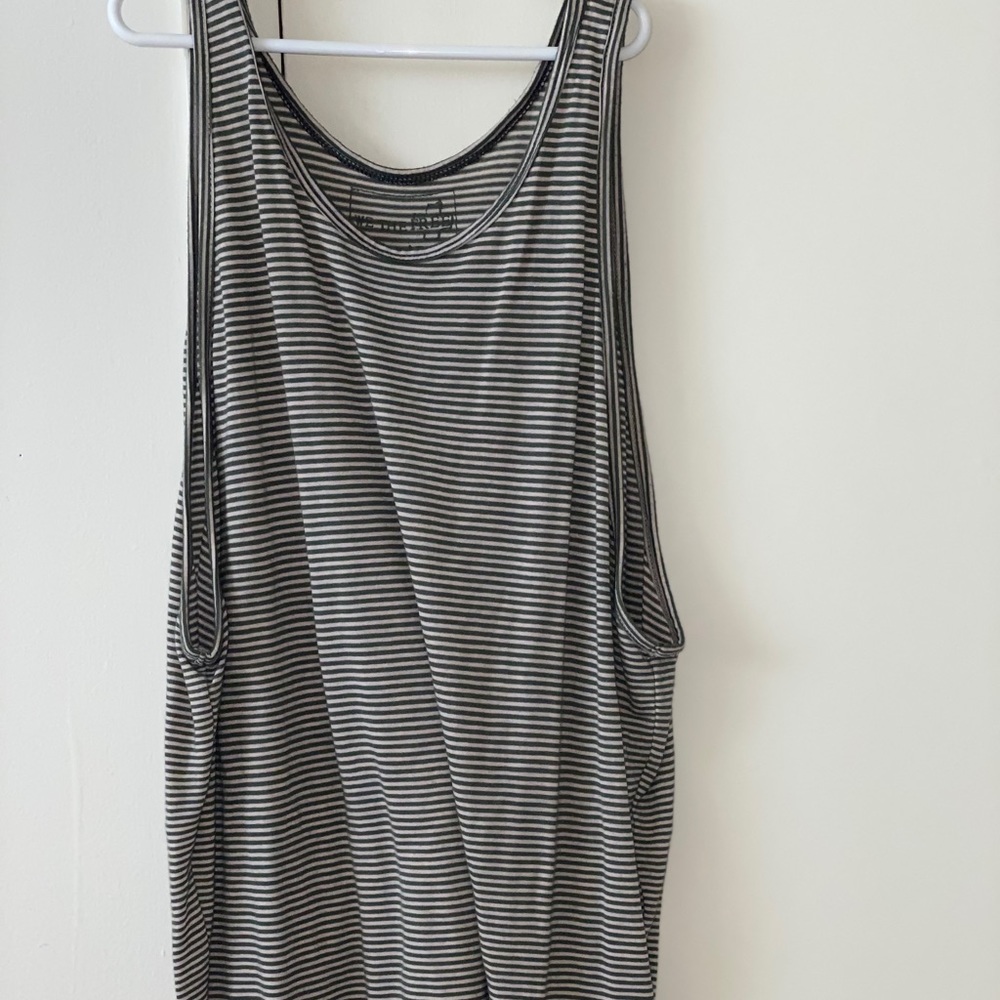 Free People Striped Swing Tank Top